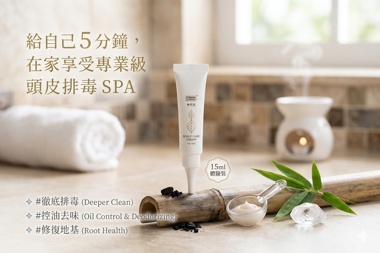「忙碌後的 5 分鐘，給頭皮一場說走就走的專業級 SPA 🌿」