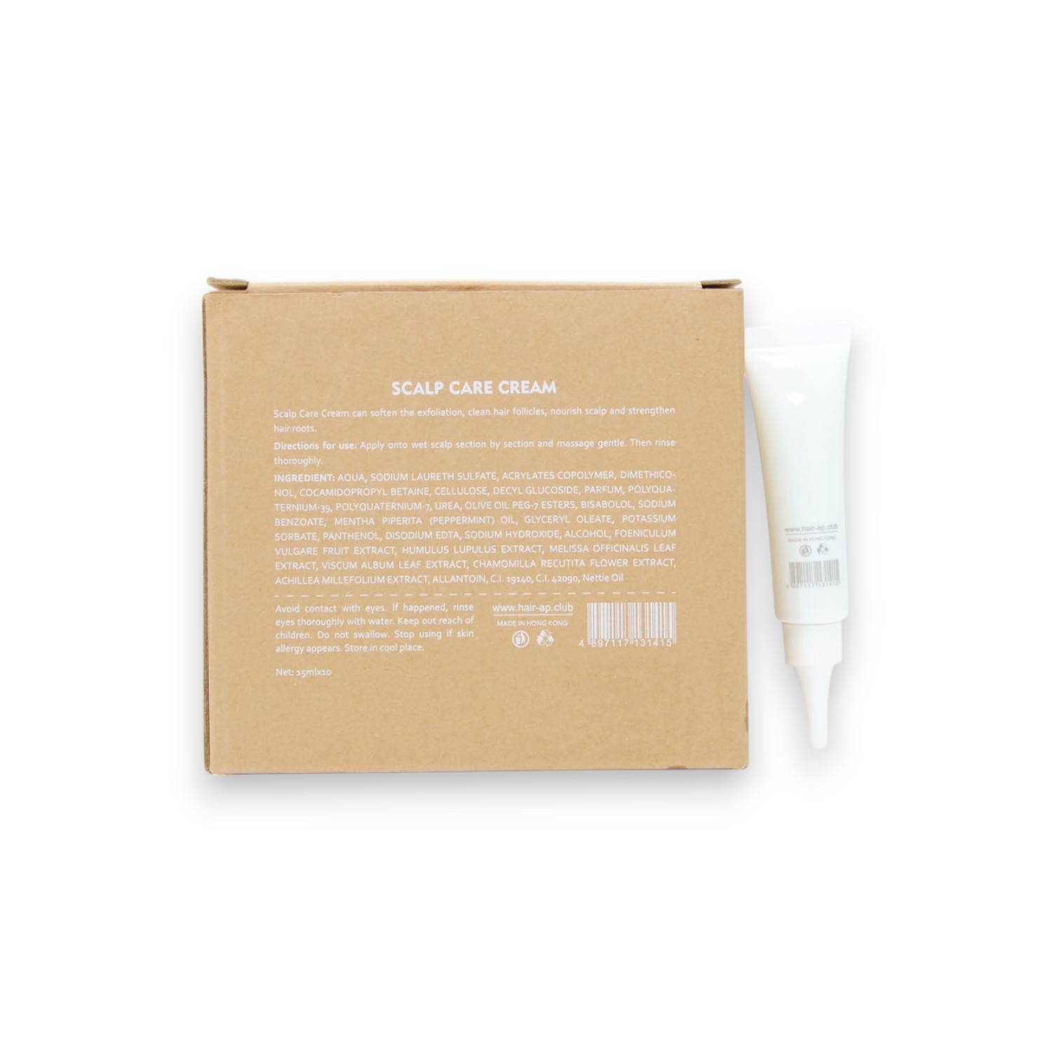 PLUS - 【家居頭皮深層 SPA】頭皮護理霜 15ml x 10 | 徹底排毒、控油去味、修復油脂殘留，打造生髮好地基