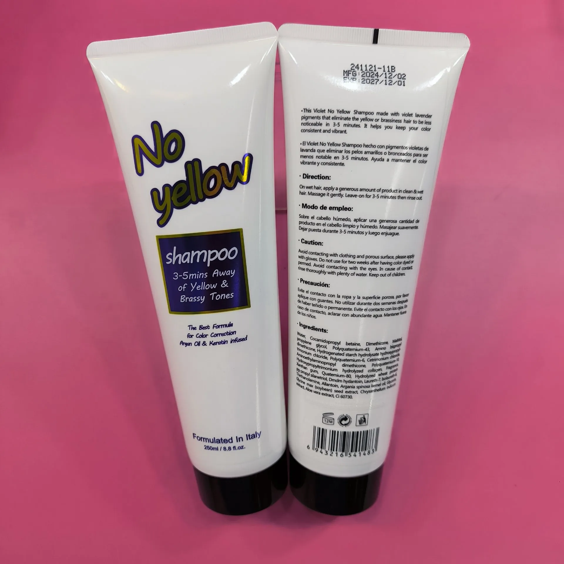 No Yellow Shampoo 250ml
